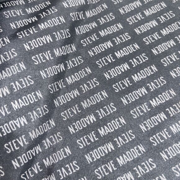 Steve Madden Bqueens Black Quilted Large Backpack Bag Pockets - Picture 10 of 11